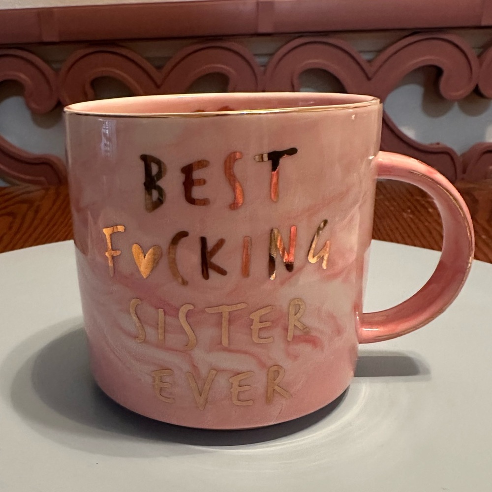 Pink Ceramic Mug - Best Sister Ever